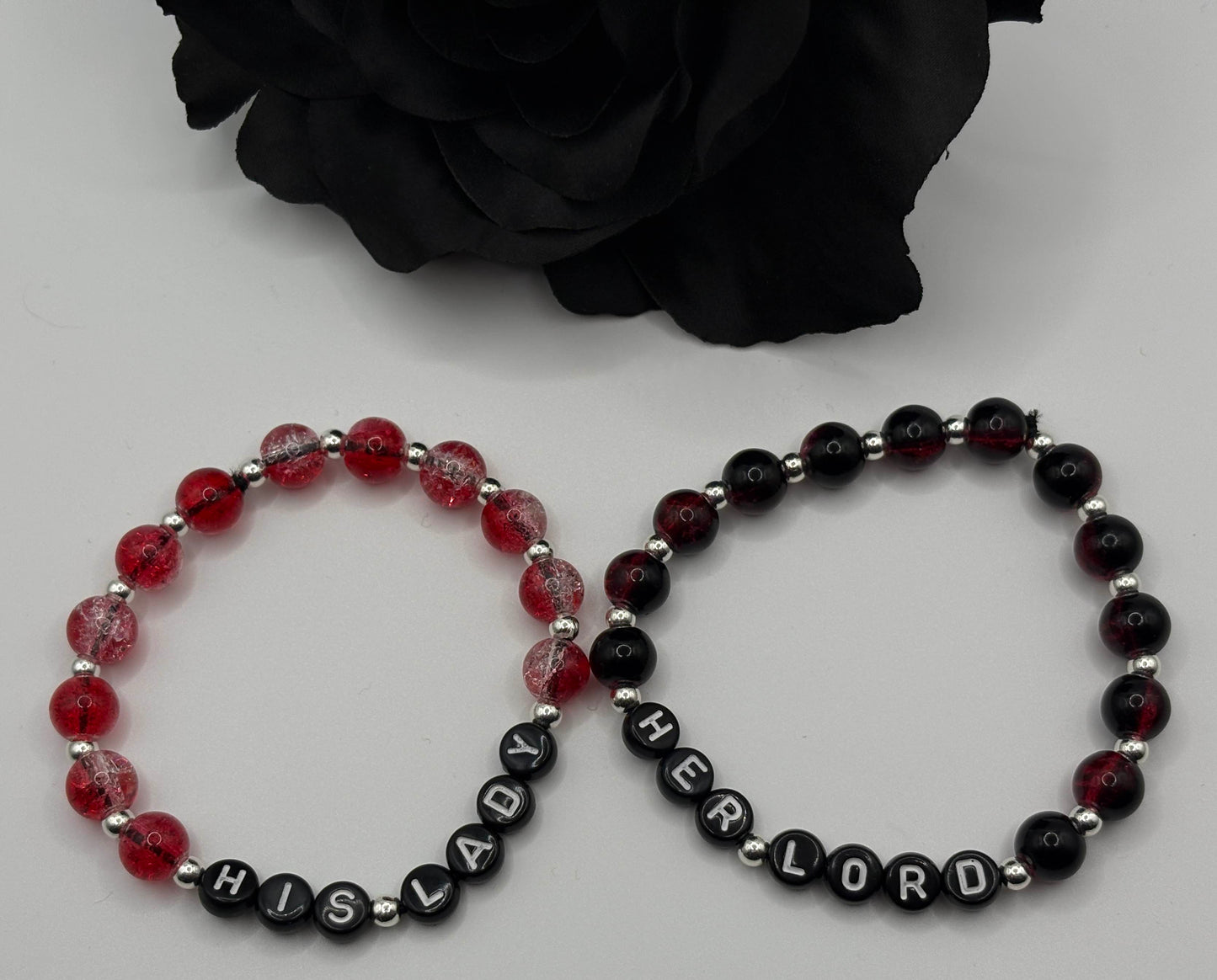 Booktok Inspired Bracelet- “Her Lord, His Lady” pair