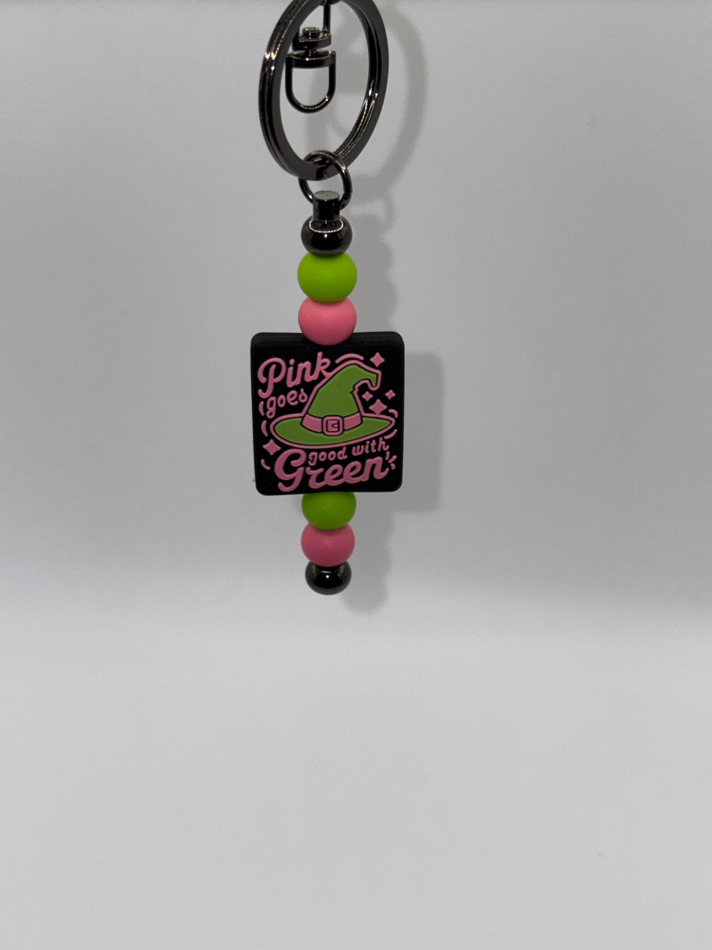 Wicked Keychain – “Pink Goes With Green”