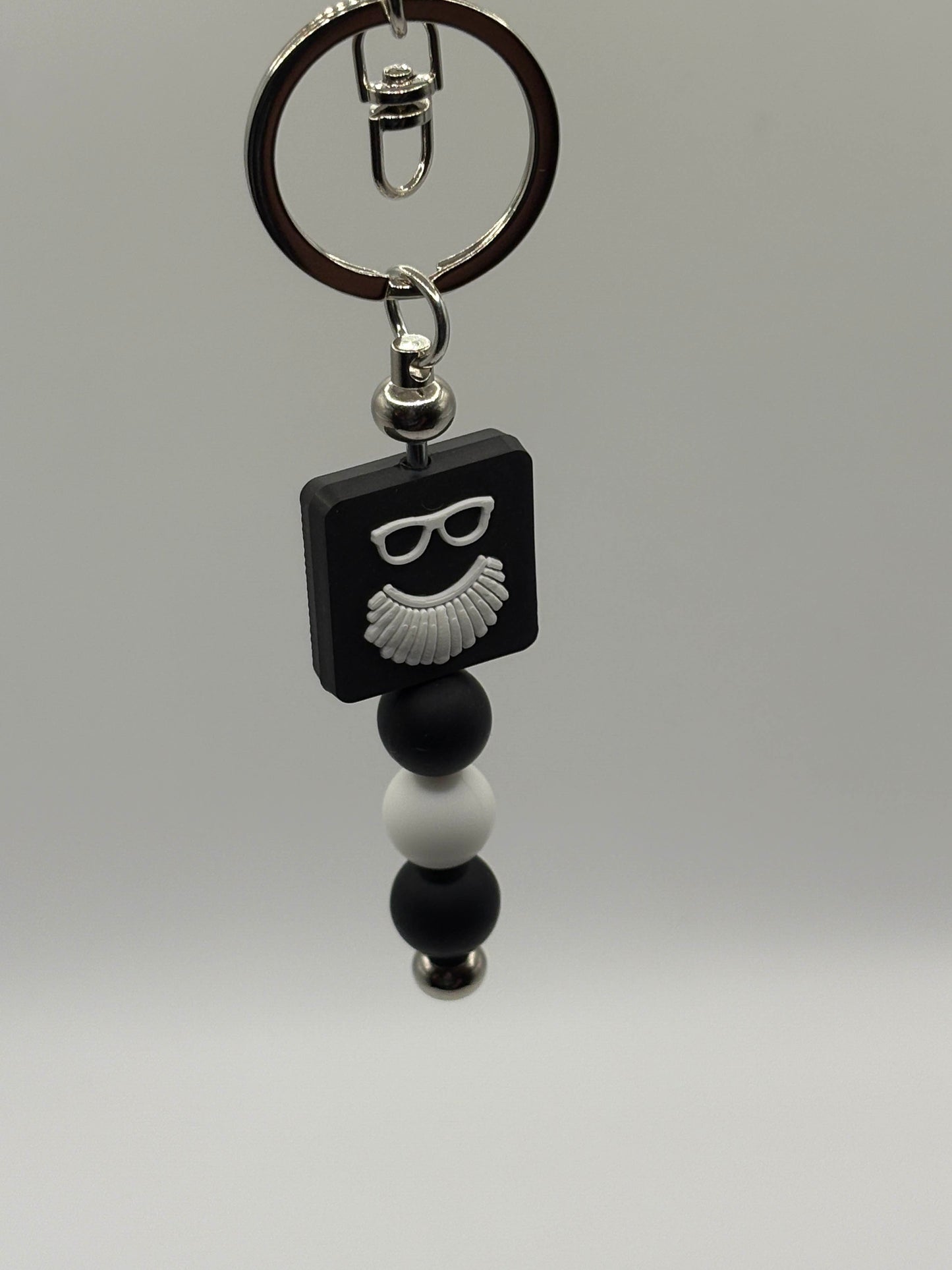 RBG Beaded Keychain