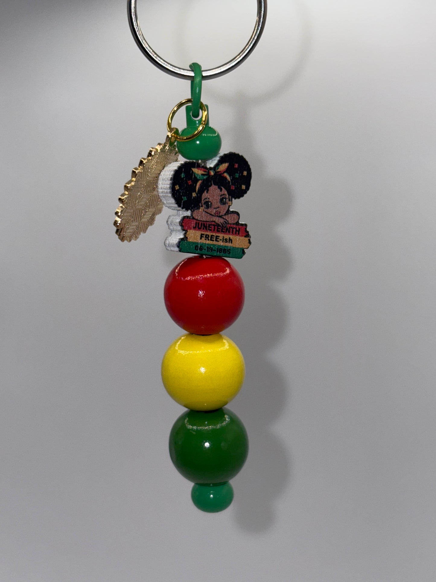 Juneteenth Flower Charm – Joy, Freedom & Black Girl Magic