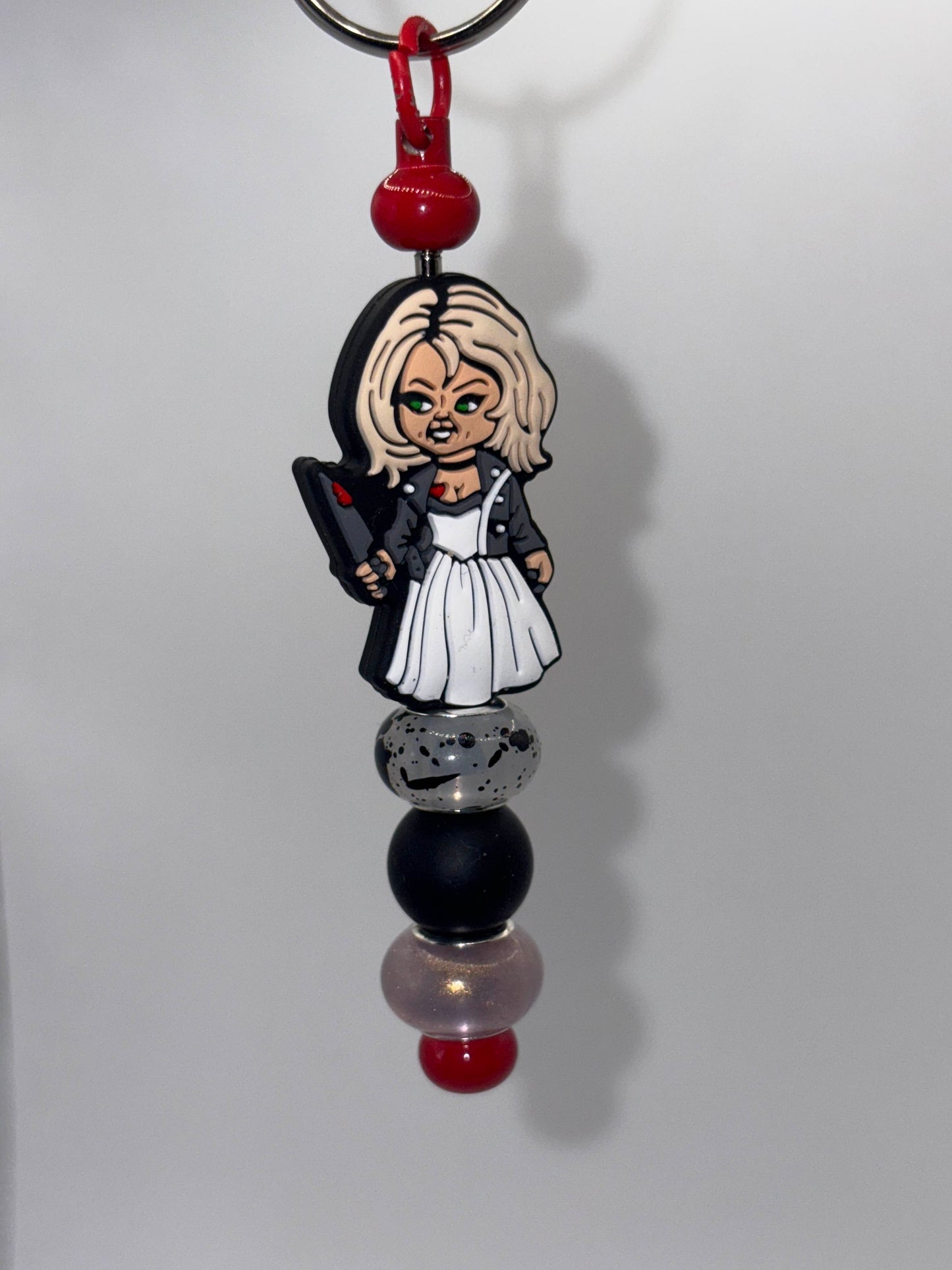 Tiffany Beaded Keychain "Bride of Chucky"