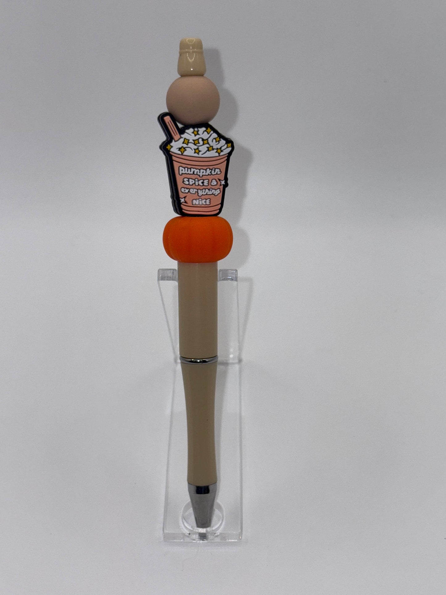Pumpkin Spice Beaded Pen