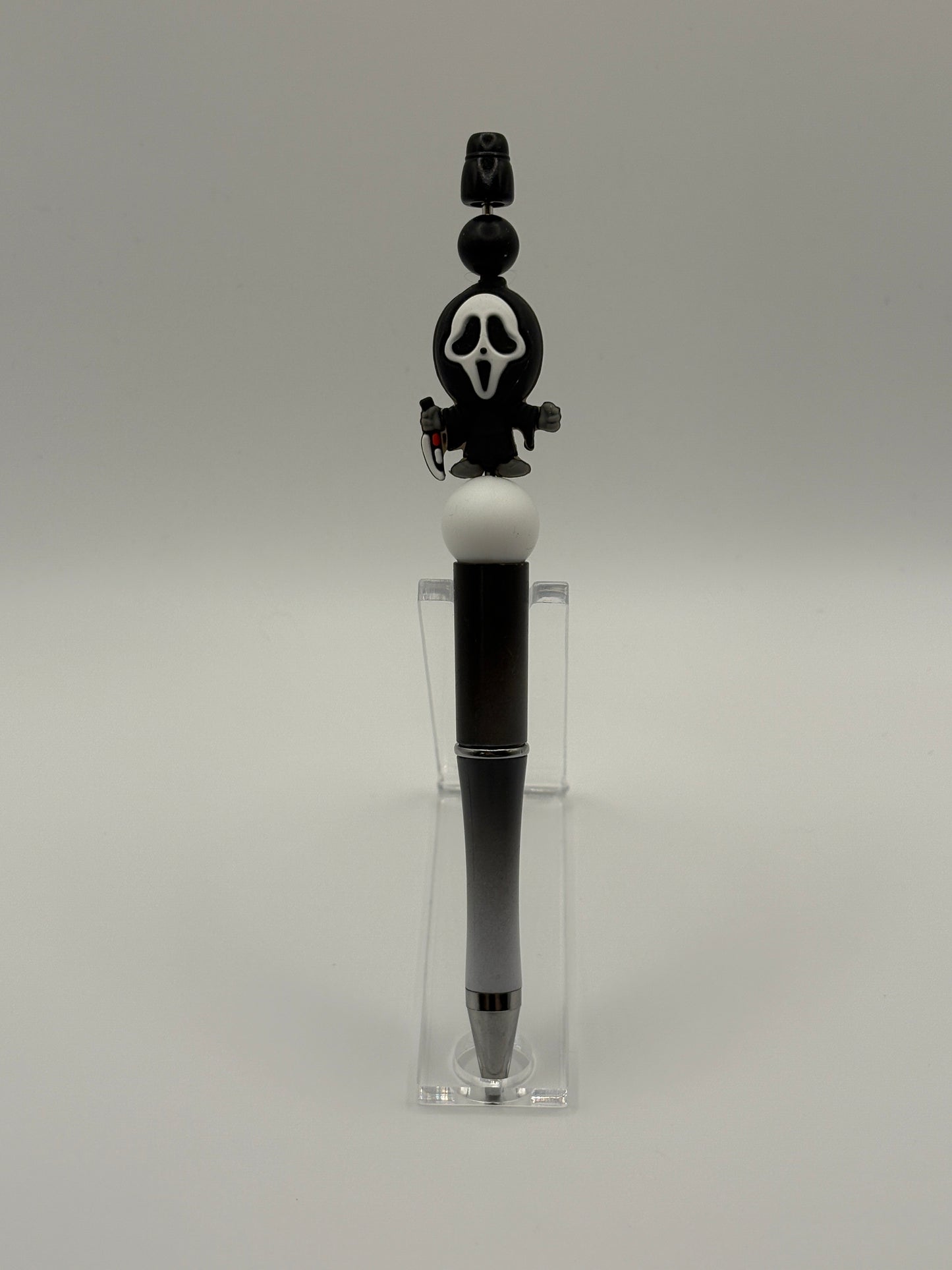 "Scream" GhostFace Beaded Pen