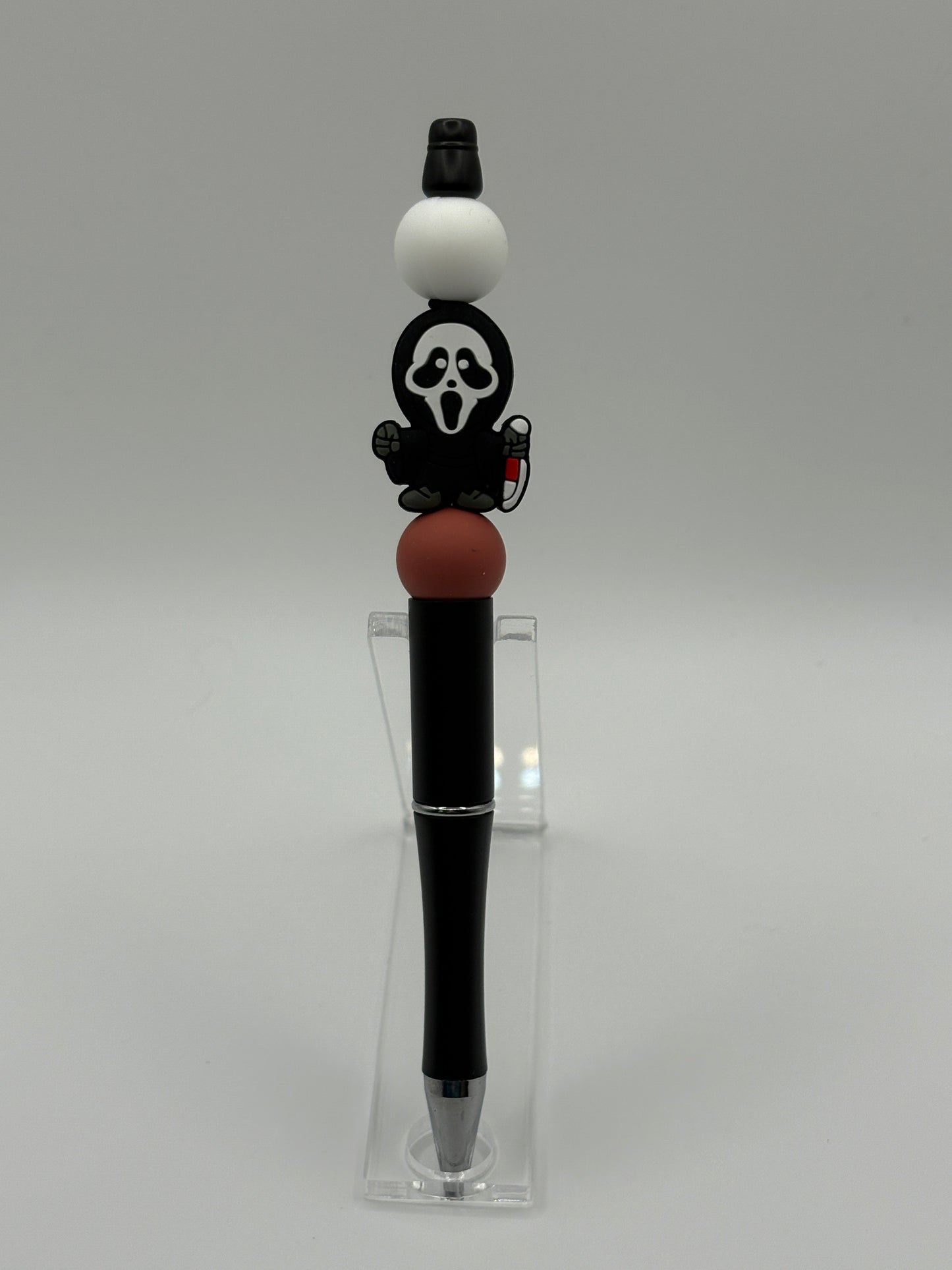 "Scream" GhostFace Horror Beaded Pen