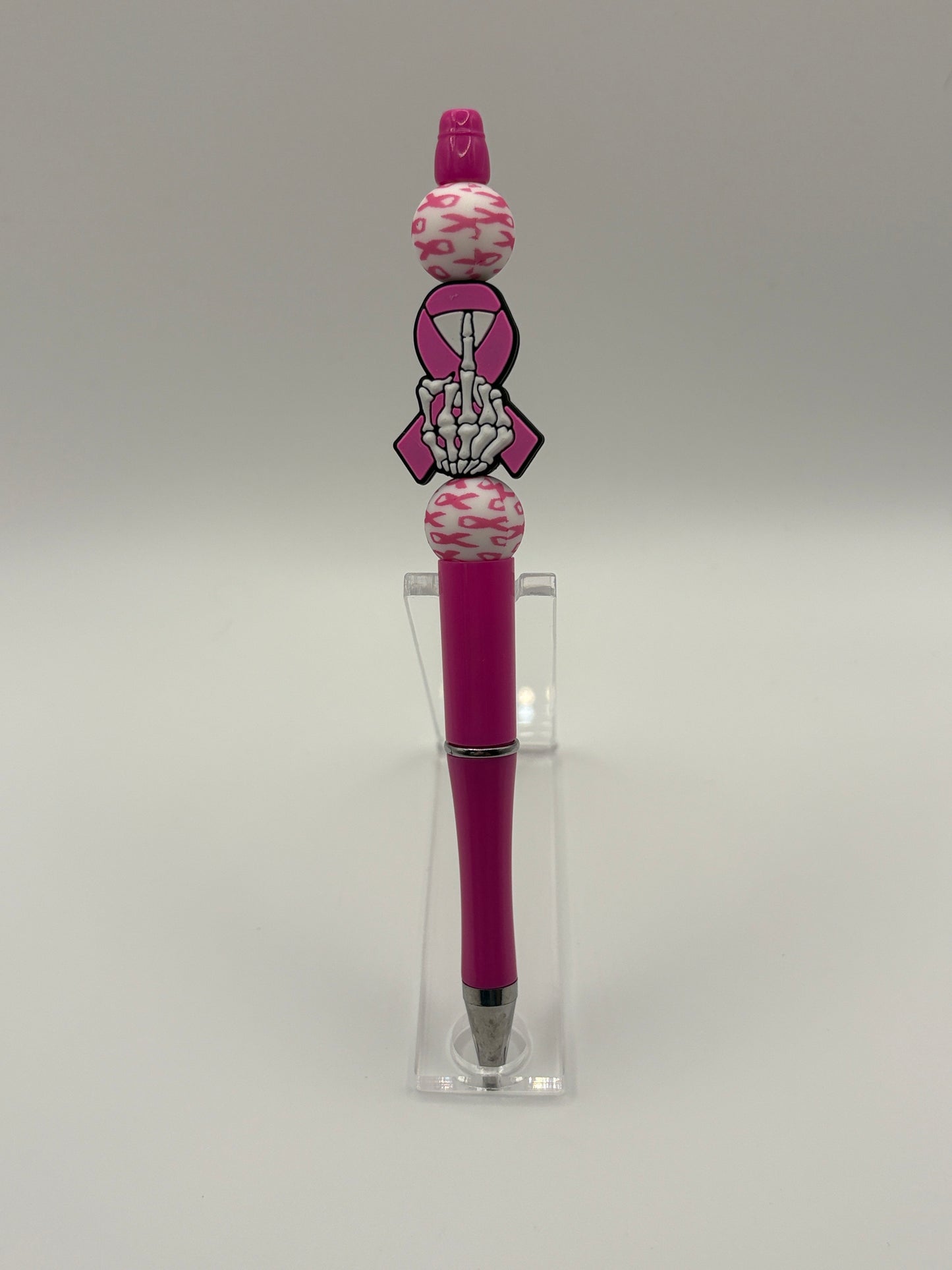 Breast Cancer Awareness Beaded Pen