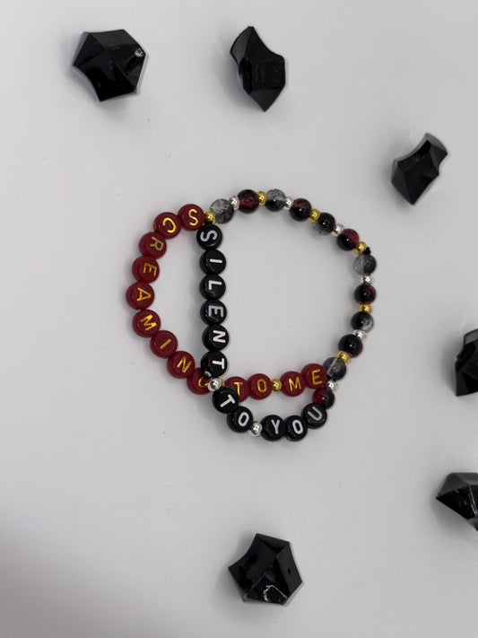 "Silent to You, Screaming to Me" Bracelet – Sleep Token Lyric-Inspired