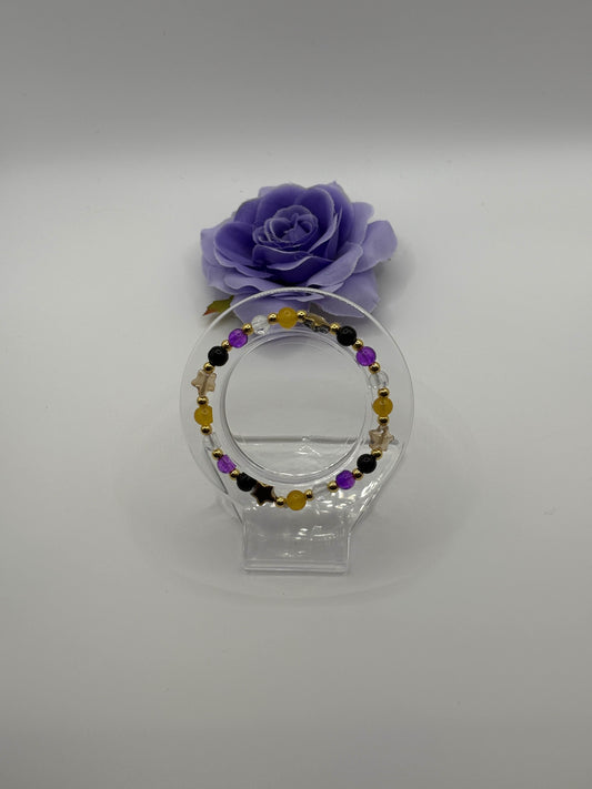 Handmade Non-Binary Pride Bracelet – Be Bold, Be You
