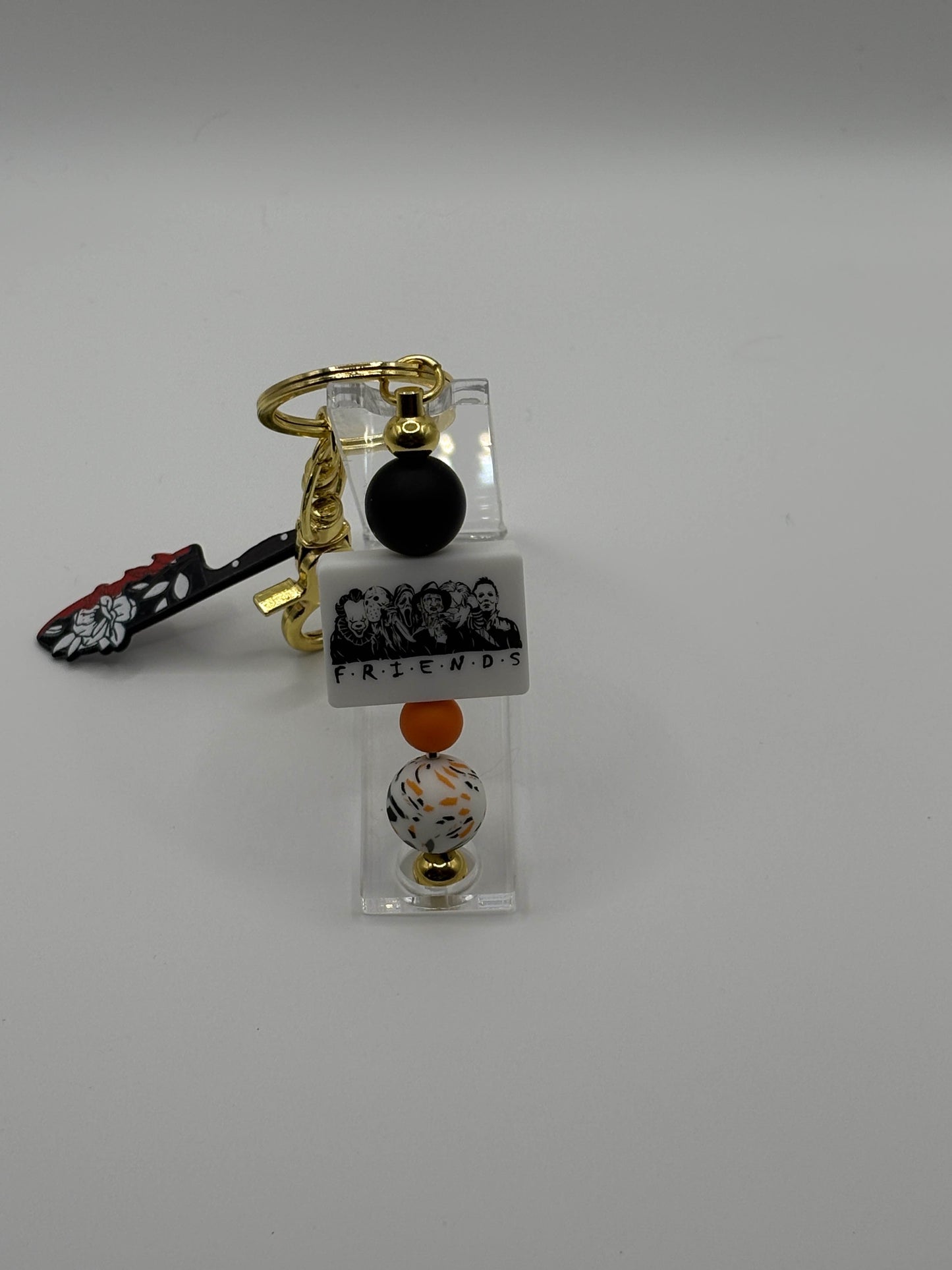 Horror Movie Villians Keychain - Hand Beaded