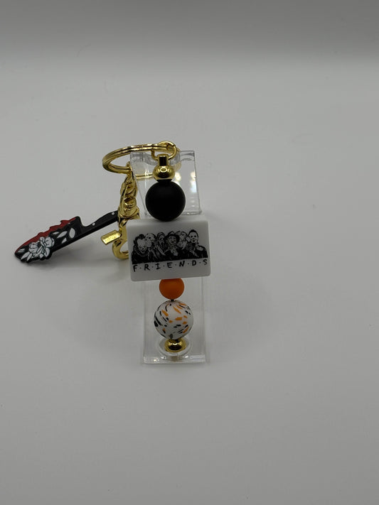 Horror Movie Villians Keychain - Hand Beaded