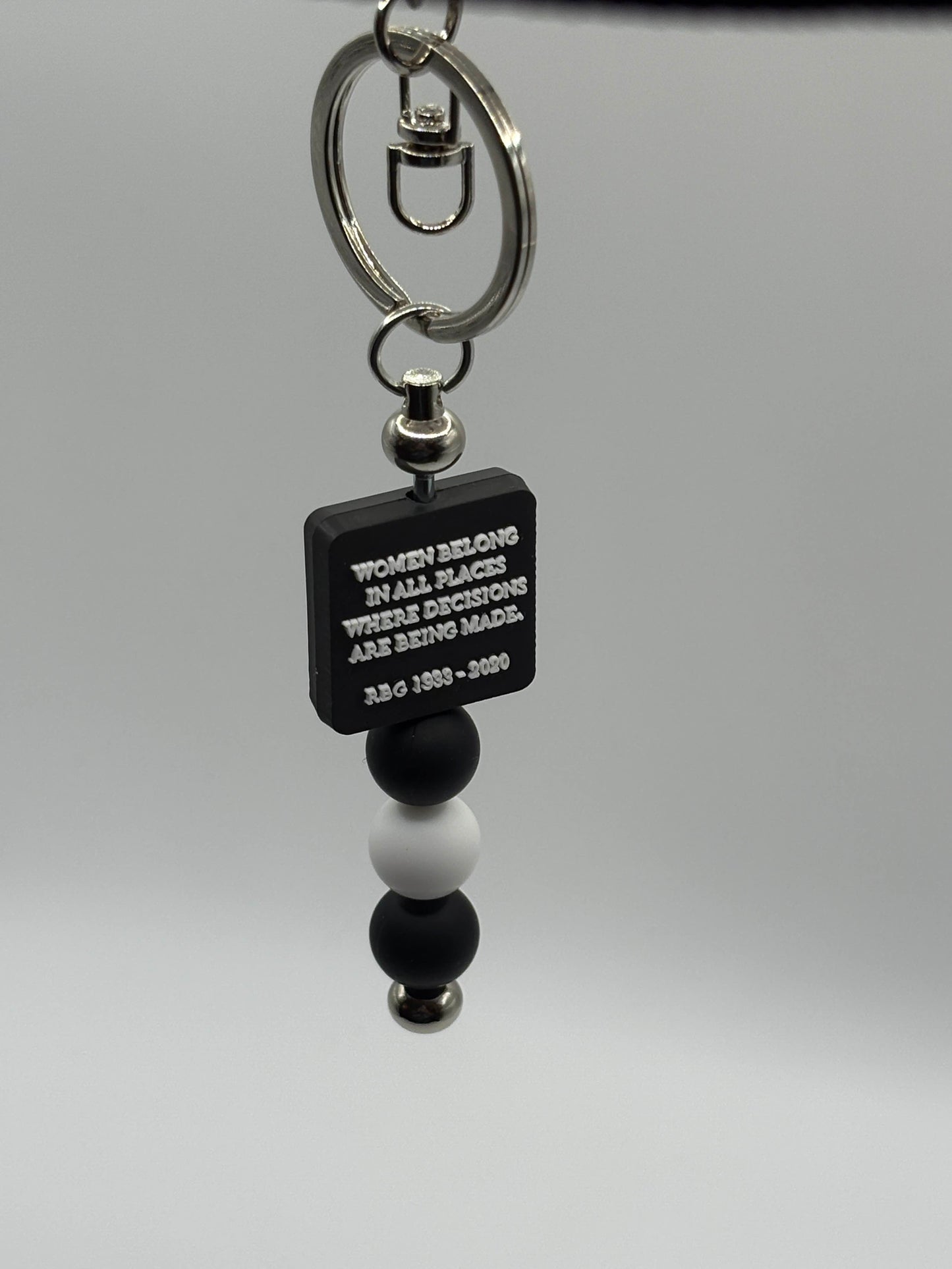 RBG Beaded Keychain