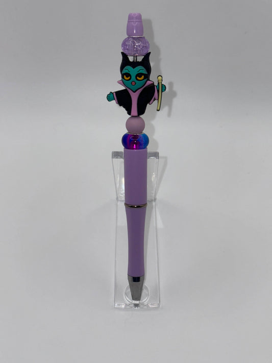 Maleficent Beaded Pen