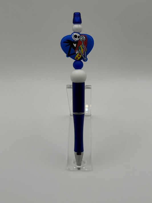 “The Nightmare Before Christmas” Jack & Sally Beaded Pen