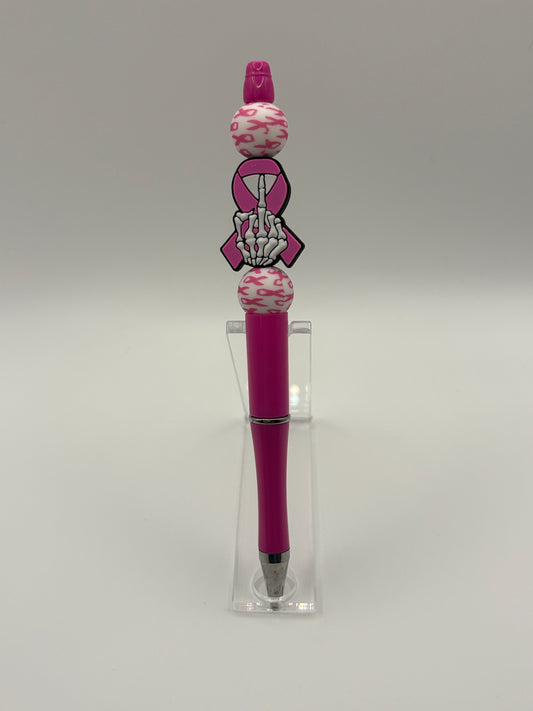 Breast Cancer Awareness Beaded Pen
